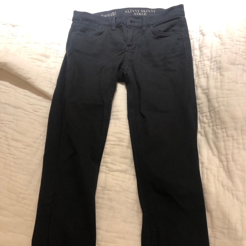 Madewell black skinny jeans